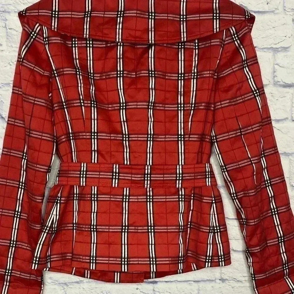 Don Caster Sport Women’s Red Tartan Plaid Jacket - Picture 8 of 8